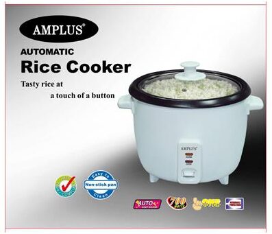 Amplus Automatic Rice Cooker 2.8L – Non-Stick Pot | One-Touch Cooking
