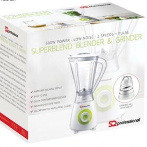 SuperBlend Blender 600W – 1.5L Jug | 2-Speed + Pulse Grinder