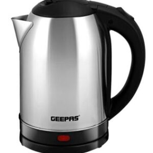 Geepas 1.8 Liter Stainless Steel Electric Kettle – 1500W Fast Boiling with Auto Shut-Off & Boil-Dry Protection